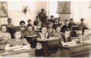 1956_2 - 3.Kl.Volksschule 21.06.1956 Schulzimmer
